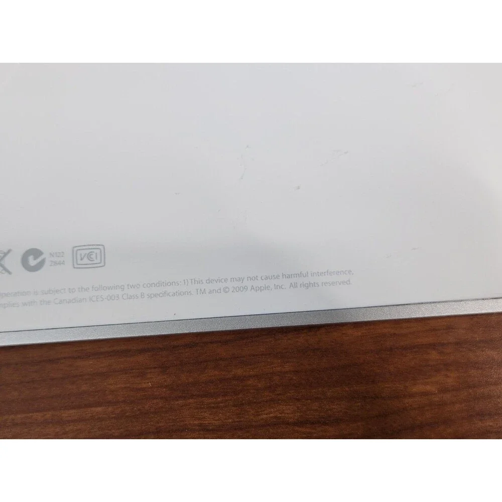 OEM Apple Wireless Bluetooth Keyboard Model A1314 For Mac Aluminium Tested